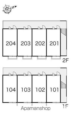 レオパレスＦｅｎｉｃｅ[1K/20.28m2]の配置図