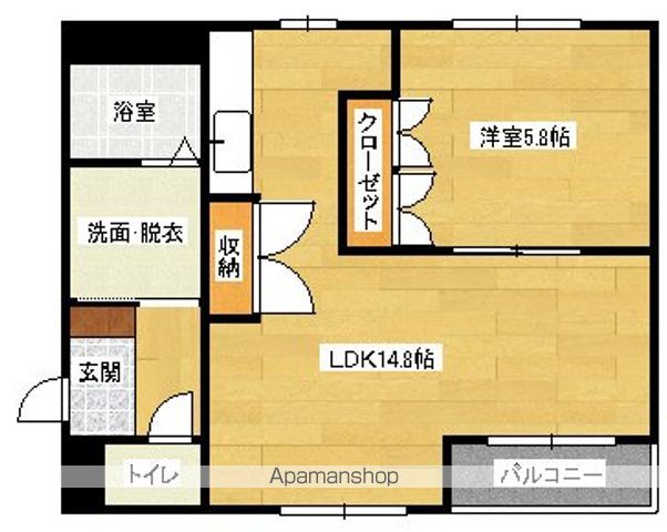 ベルジュ・シュシュの間取り写真