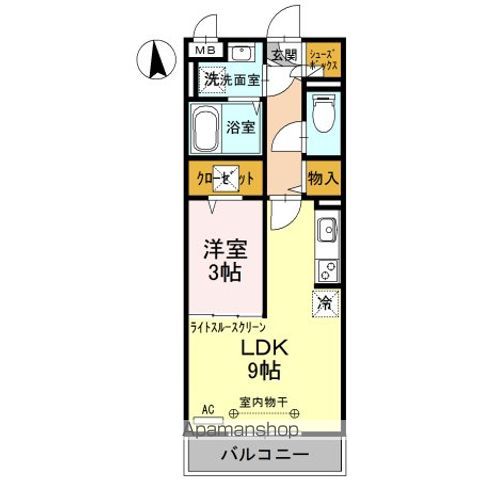 メルヴェーユの間取り写真