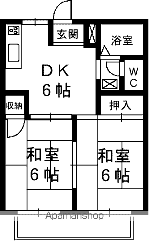 メゾンCELINEの間取り写真