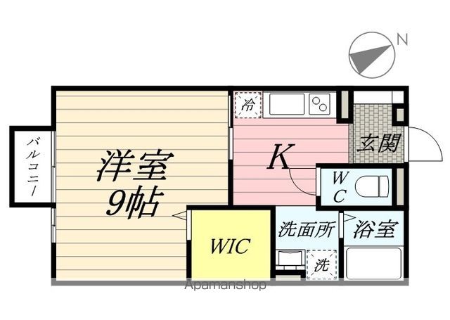 カルチェBOAの間取り写真