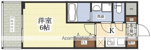 M−RESIDENCE新大阪ガーデンの間取り写真
