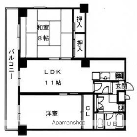 日神パレステージ東長崎の間取り