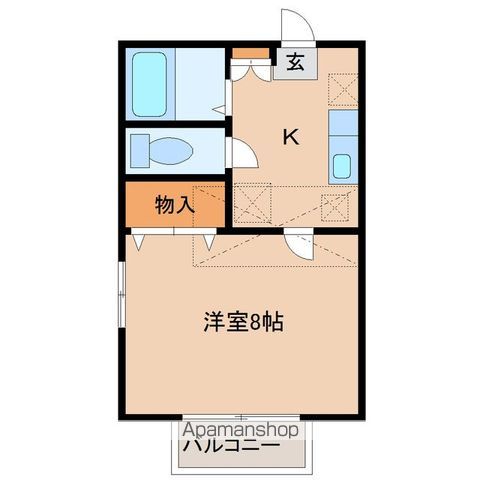 VINO若林の間取り写真