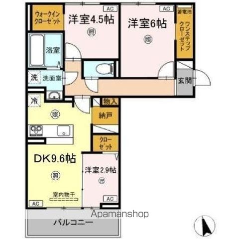 サンセール問屋町の間取り写真