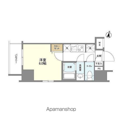 インペリアルフラット武蔵小山の間取り写真