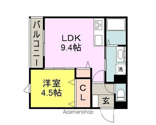 ＳＯＡＶＩＴＡ南薫西の間取り