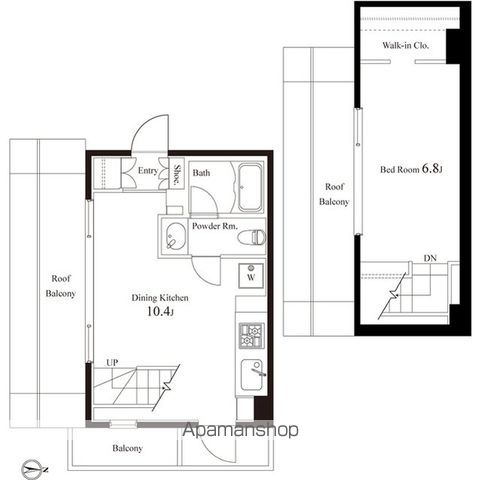 エルヴィータ代々木の間取り