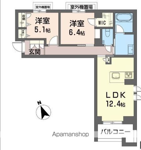 グランパティオ梶ヶ谷の間取り写真