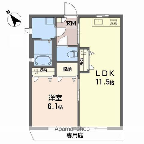 ディアス土居田 C棟の間取り写真
