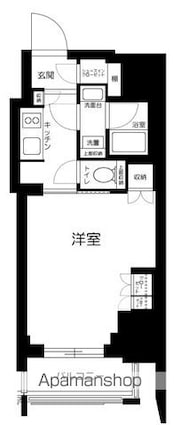 東京都港区東麻布１丁目[1K/32.8m2]の間取図
