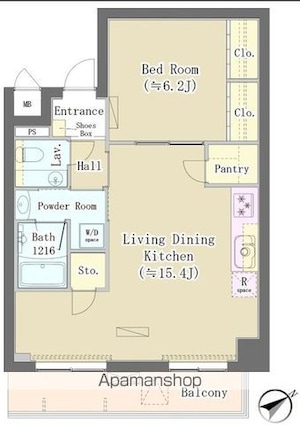 Ｍａｉｓｏｎ　ｄｅ　Ｔａｋａｙａ[1LDK/51.27m2]の間取図