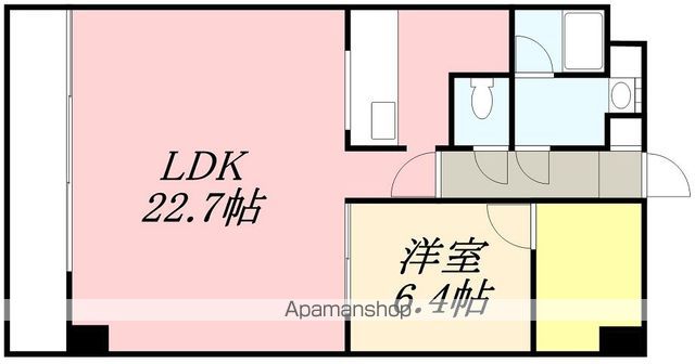 松風ビルの間取り写真