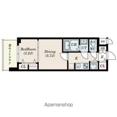 SーRESIDENCE日本橋QUALIERの間取り写真