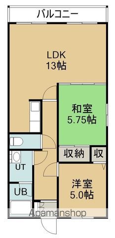 ランドマーク昭和の間取り写真
