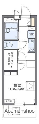 レオパレス八筋町の間取り写真