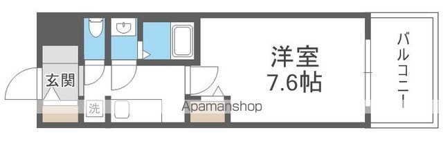 Alivis浪速東SoL TERRACEの間取り写真