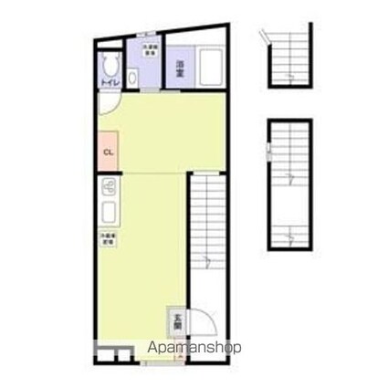 Ｋａｇｕｒａｚａｋａ　Ｔｅｒｒａｃｅ[1R/31.25m2]の間取図