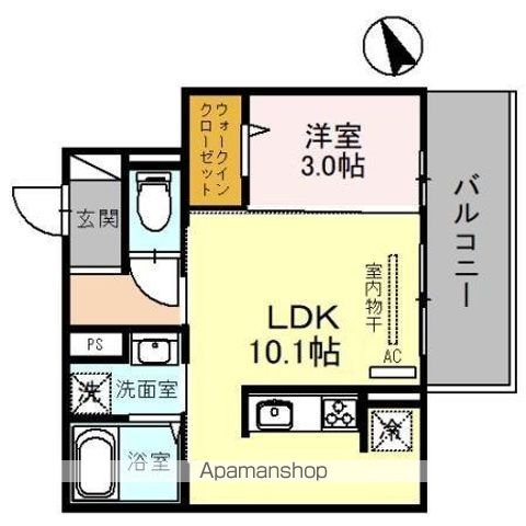 DーROOM松井山手南の間取り写真