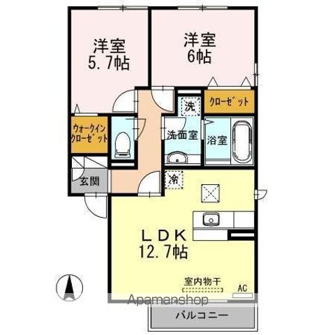 グランセの間取り写真