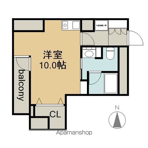 パークアクシス新栄の間取り写真