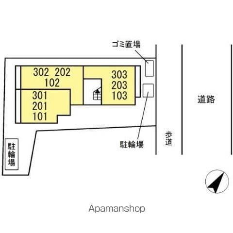 エクセリア湘南 101 ｜ 神奈川県藤沢市本町２丁目1-23（賃貸アパート1LDK・1階・31.91㎡） その3