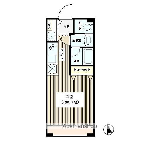 【世田谷区玉川田園調布のマンションの間取り】