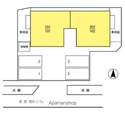 和歌山県和歌山市太田[2LDK/55.47m2]の配置図
