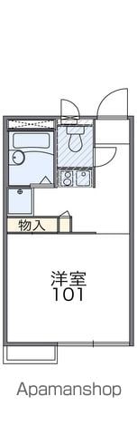 レオパレススカイヒルズ帯迫の間取り写真
