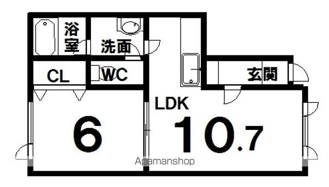 ベルモントの間取り写真