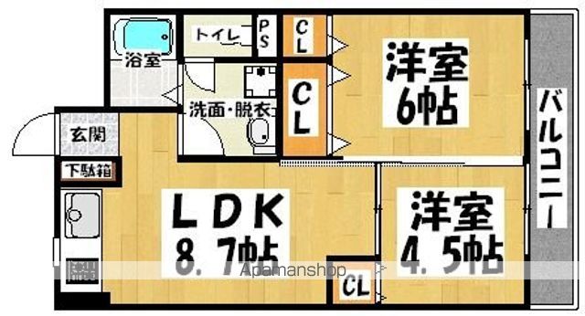 駅北ビルの間取り写真