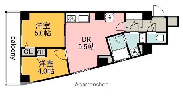 エストゥルース府中の間取り写真