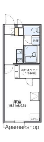 レオパレスRACOND7能登川の間取り写真
