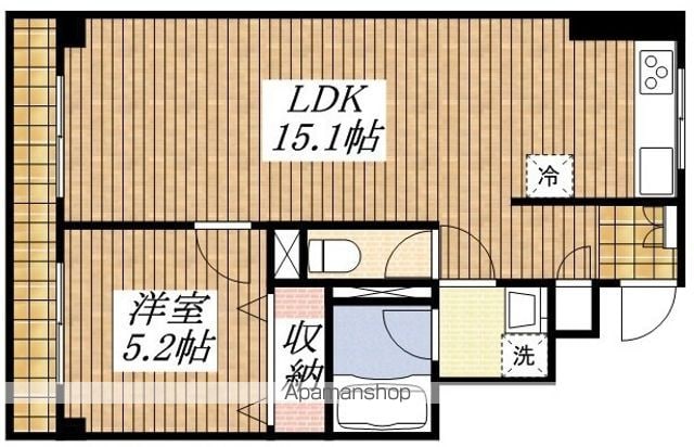 立川市高松町のマンションの間取り