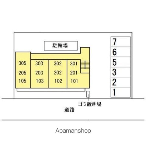 アニバーサリー[1LDK/33.12m2]の配置図