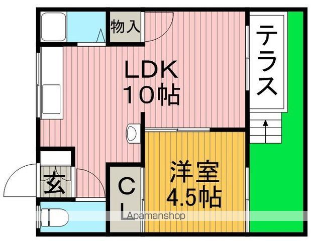 大槻ハイツの間取り写真