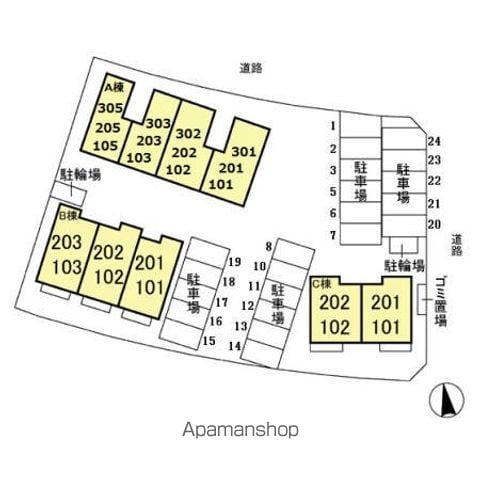 フェリーチェ　ヴィータ　Ｂ 201 ｜ 千葉県流山市西平井３丁目9-の9（賃貸アパート2LDK・2階・60.29㎡） その24