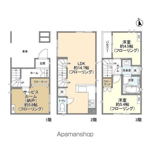 ＫＯＬＥＴ川崎０５の間取り