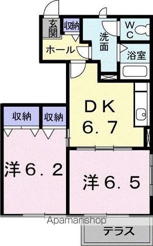 バウムBの間取り写真