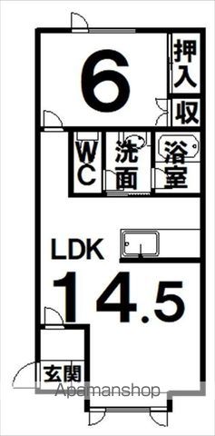 コーポフラワーIIIの間取り写真