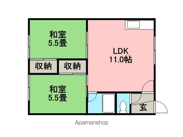 ミントパレスの間取り写真