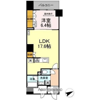 サンジョイアゼロ[1LDK/54.65m2]の間取図