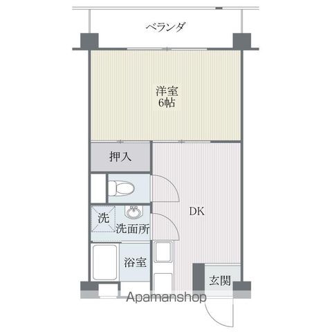 【福岡市南区井尻のマンションの間取り】