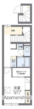 レオパレスアンタレス[1K/28.02m2]の間取図