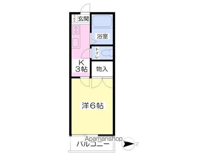 メゾン木屋町[1K/18.82m2]の間取図