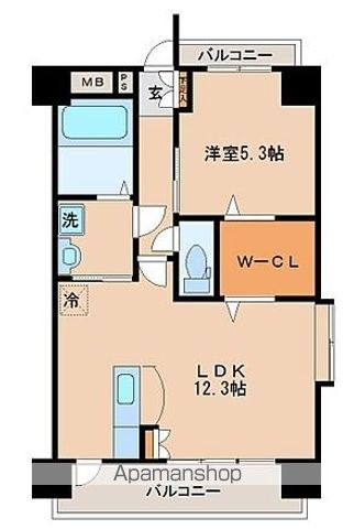 プラムフィールド東櫛原の間取り写真