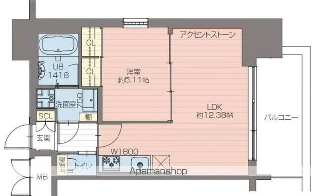 【プレジオ阿波座の間取り】