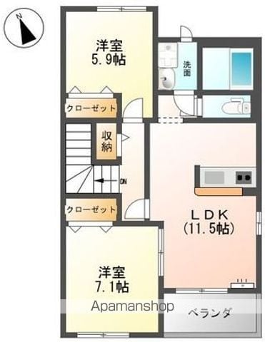 アルカディア 厚狭の間取り写真
