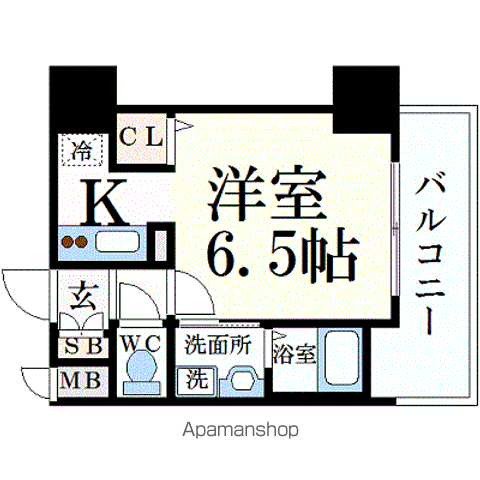ララプレイス ザ・京橋ステラの間取り写真
