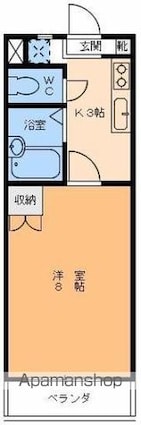 Ｔ・Ｓヴィラ[1K/24m2]の間取図